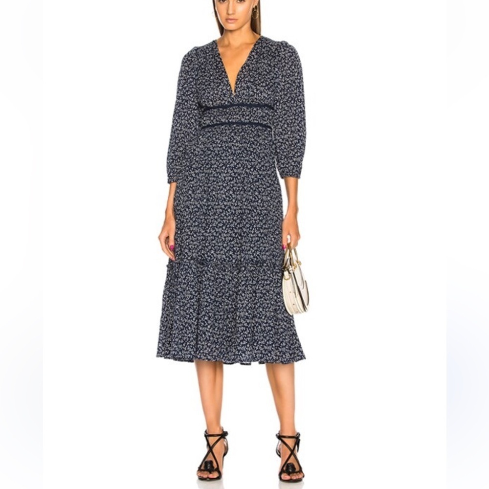 ULLA JOHNSON MALENA DRESS FLARAL
